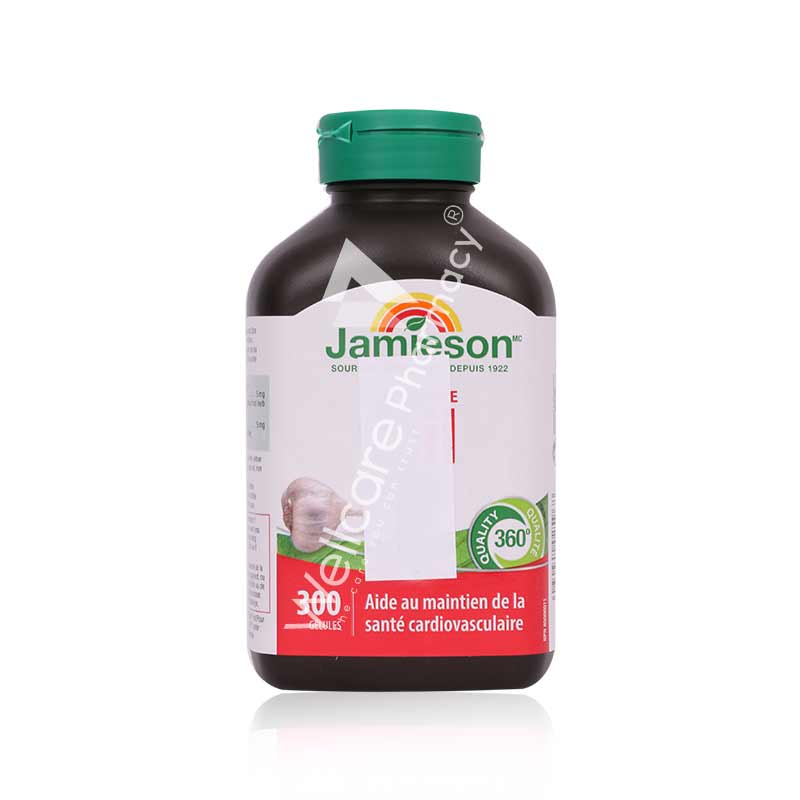 Jamieson Odourless Garlic 500mg Softgels 300'S