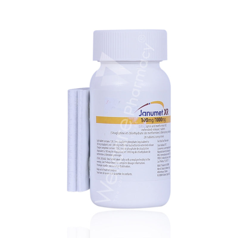 Janumet Xr 100/1000Mg Tablets 28'S
