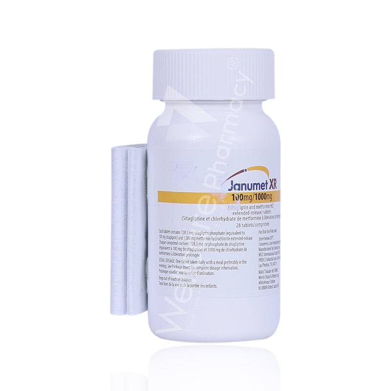Janumet Xr 100/1000Mg Tablets 28'S - Wellcare Pharmacy