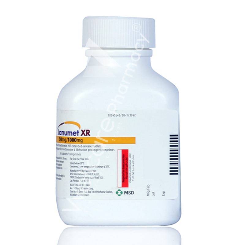Janumet Xr 50/1000Mg Tablets 56 - Wellcare Pharmacy