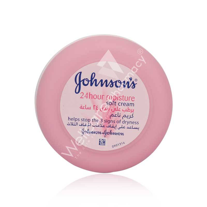 J&J 24H Mois Soft Cream 200Ml - Wellcare Pharmacy