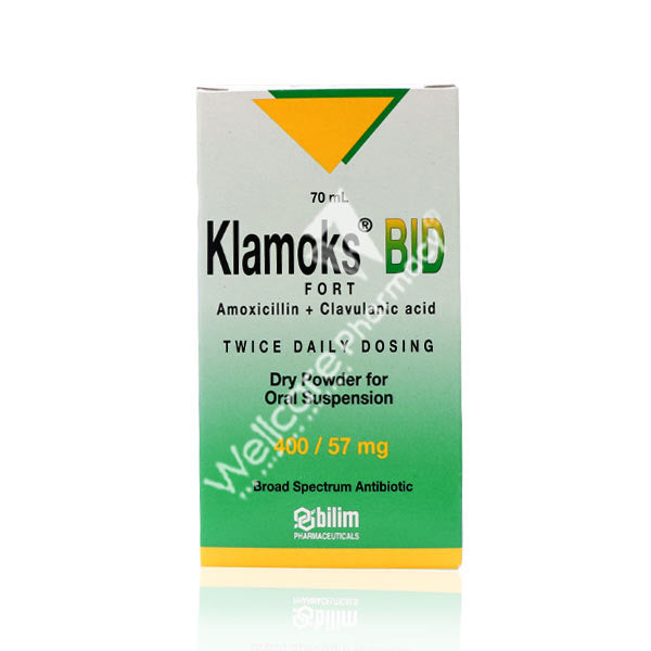 Klamoks 457Mg Bid Fort Suspension 70Ml