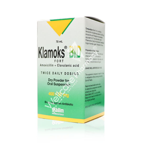 Klamoks 457Mg Bid Fort Suspension 70Ml