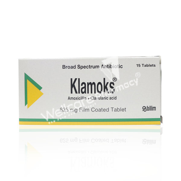 Klamoks 625Mg Tablets 15'S