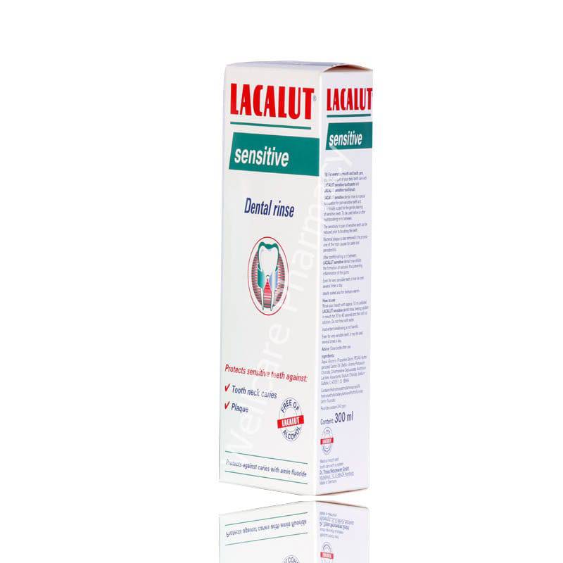 Lacalut Sensitive Mouth Wash 300Ml - Wellcare Pharmacy