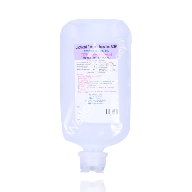 Lactated Ringers Bottle 500ml