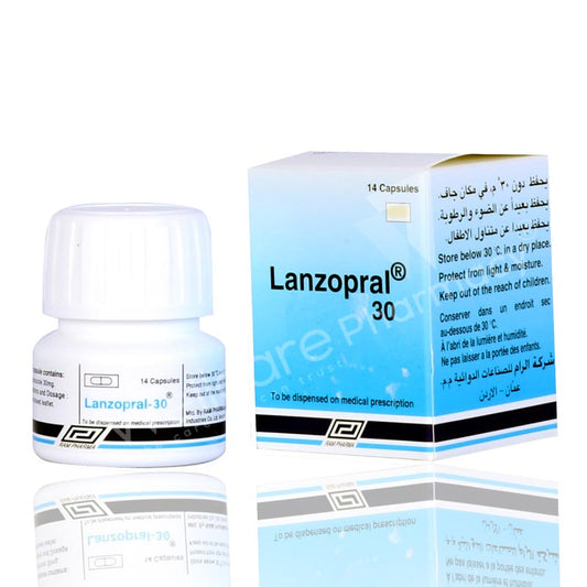 Lanzopral 30Mg Capsules 14'S