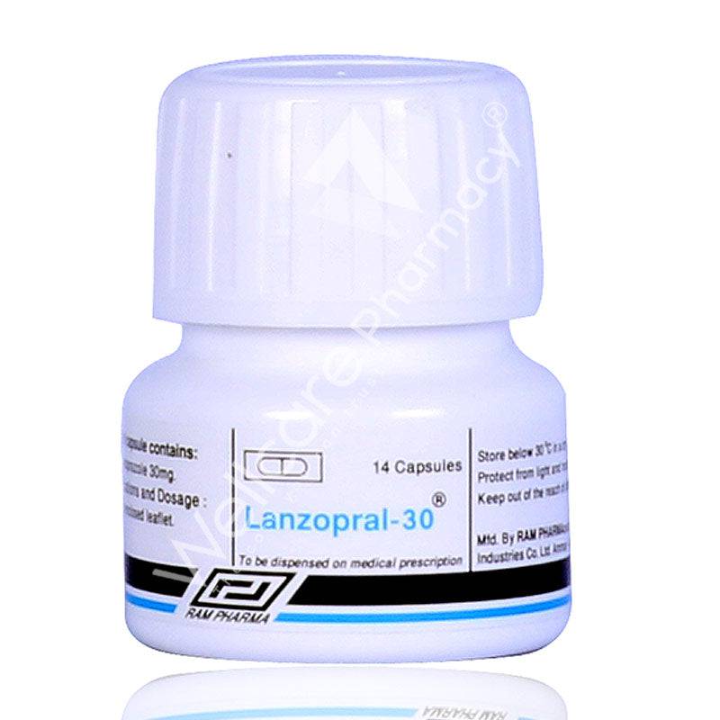 Lanzopral 30Mg Capsules 14'S - Wellcare Pharmacy