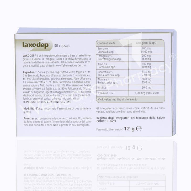 Laxodep Capsules 30'S - Wellcare Pharmacy