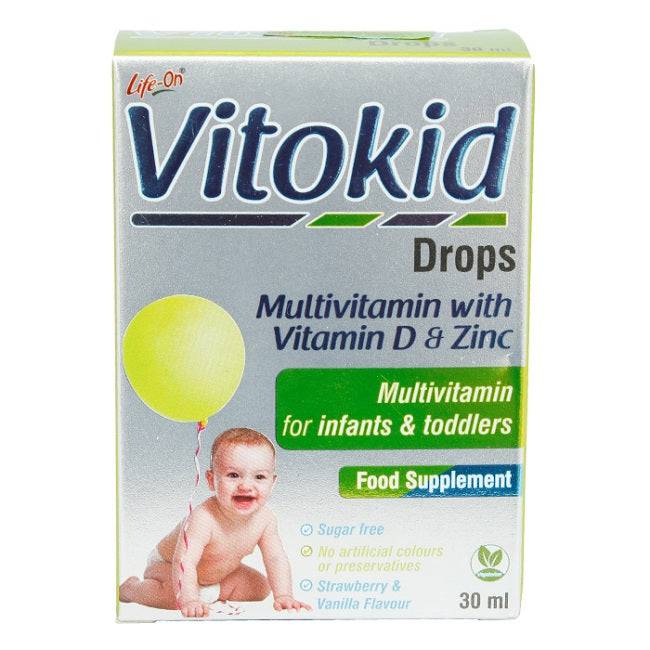 Life On Vitokid Multivitamin Drops 30Ml