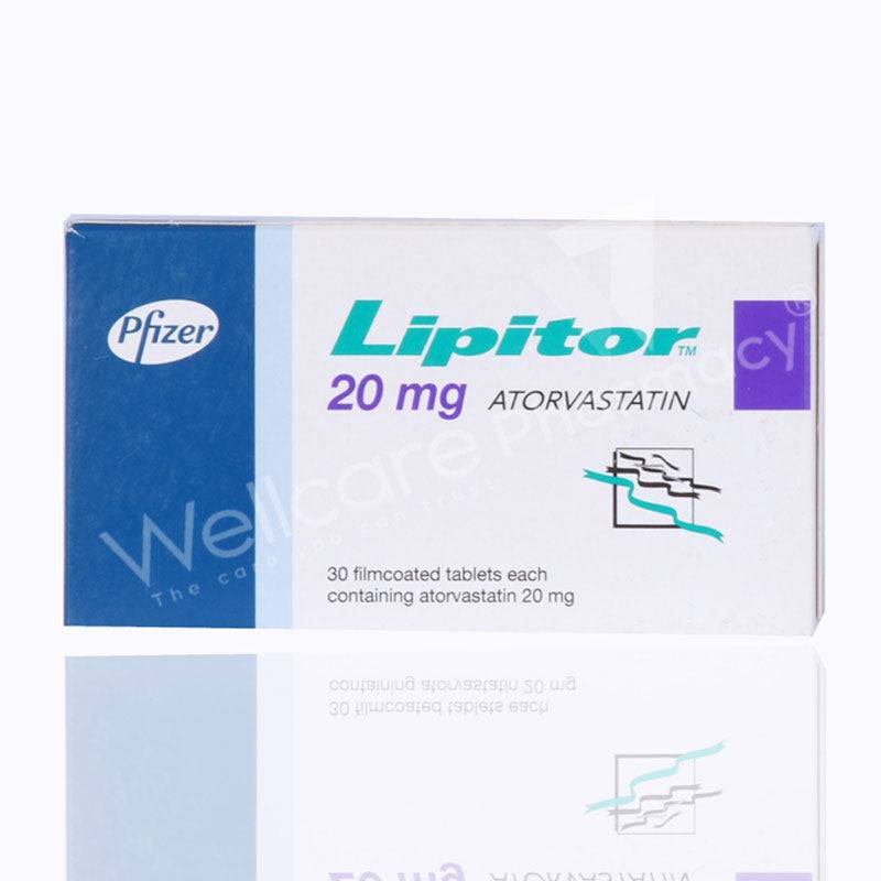 Lipitor 20Mg Tablets 30'S - Wellcare Pharmacy