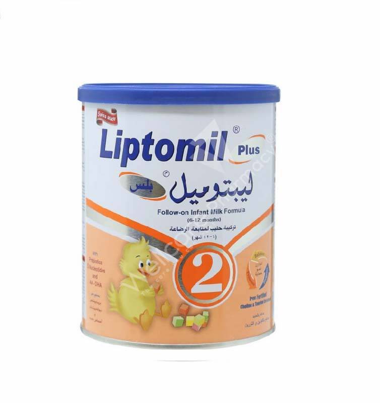 Liptomil Plus 2 Milk 400G 6-12Months - Wellcare Pharmacy