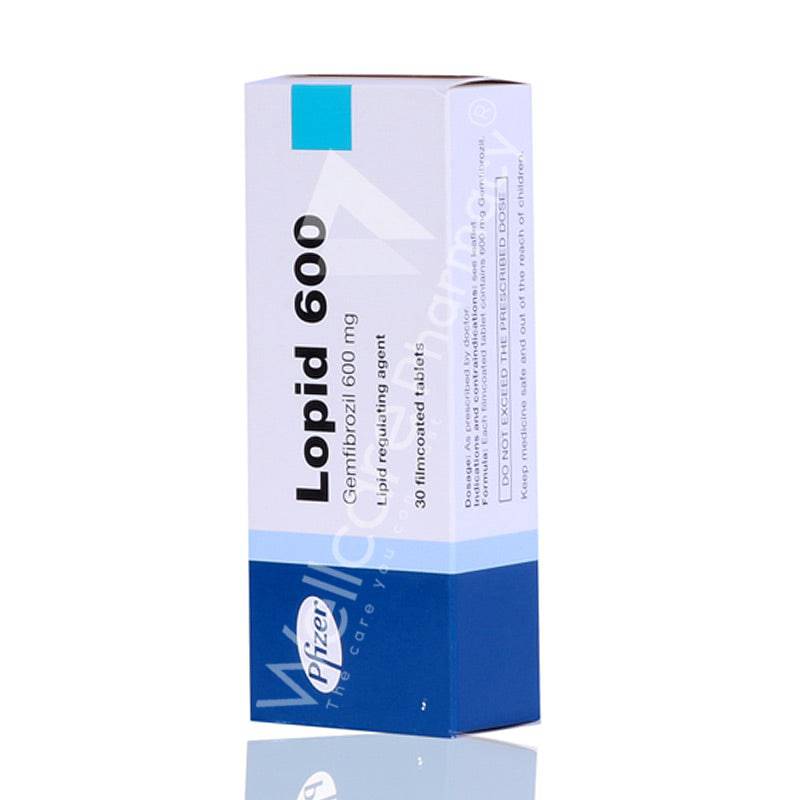 Lopid 600Mg Tablets 30'S - Wellcare Pharmacy
