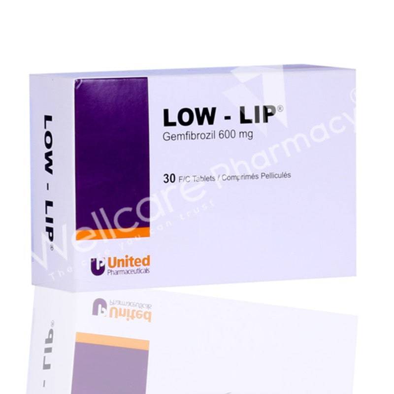 Low Lip 600Mg Tablets 30'S - Wellcare Pharmacy