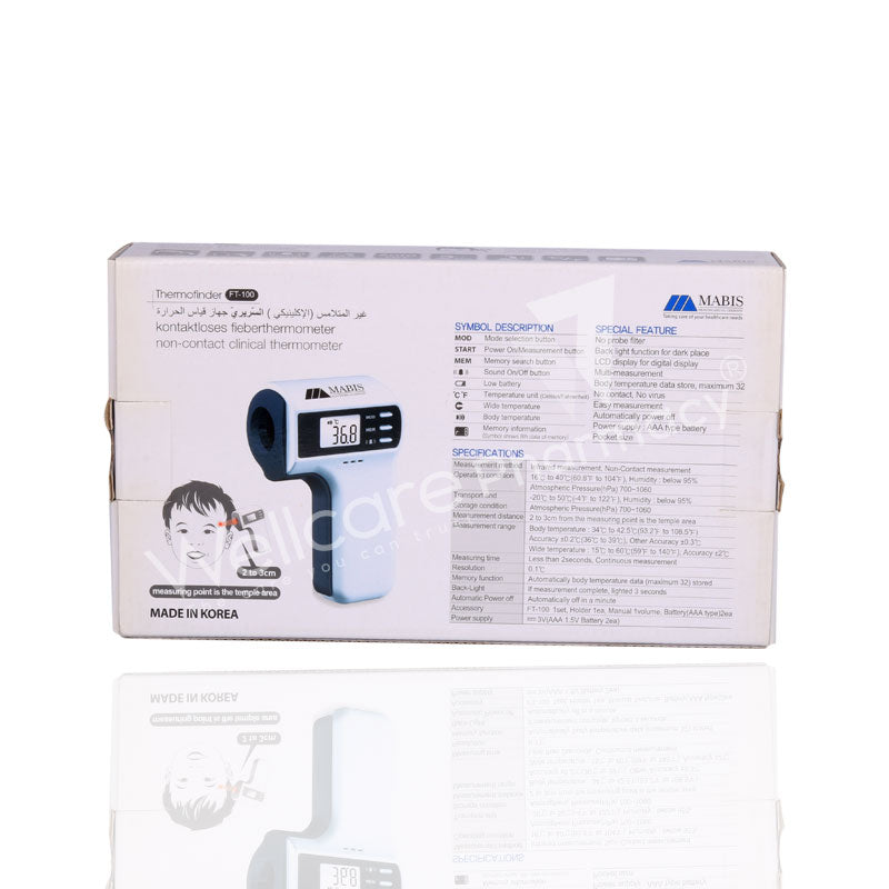 Mabis Ft100 Non Contact Clinical Thermometer
