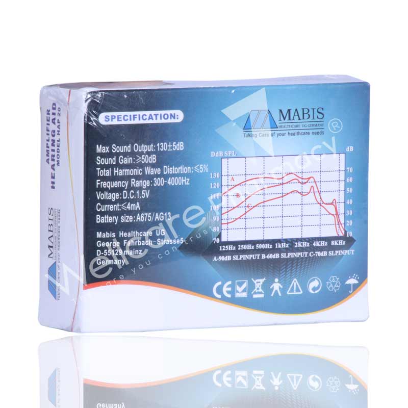 Mabis Hap20 Hearing Aid - Wellcare Pharmacy
