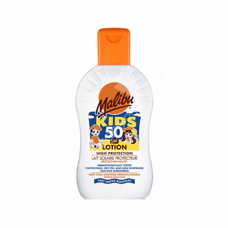 Malibu Kids Sun Protection Spf 50 Lotion 200Ml - Wellcare Pharmacy