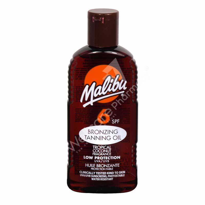 Malibu Spf 6 Bronzing Tanning Oil 200Ml - Wellcare Pharmacy