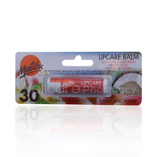 Malibu Spf30 Strawberry Lip Balm 4G