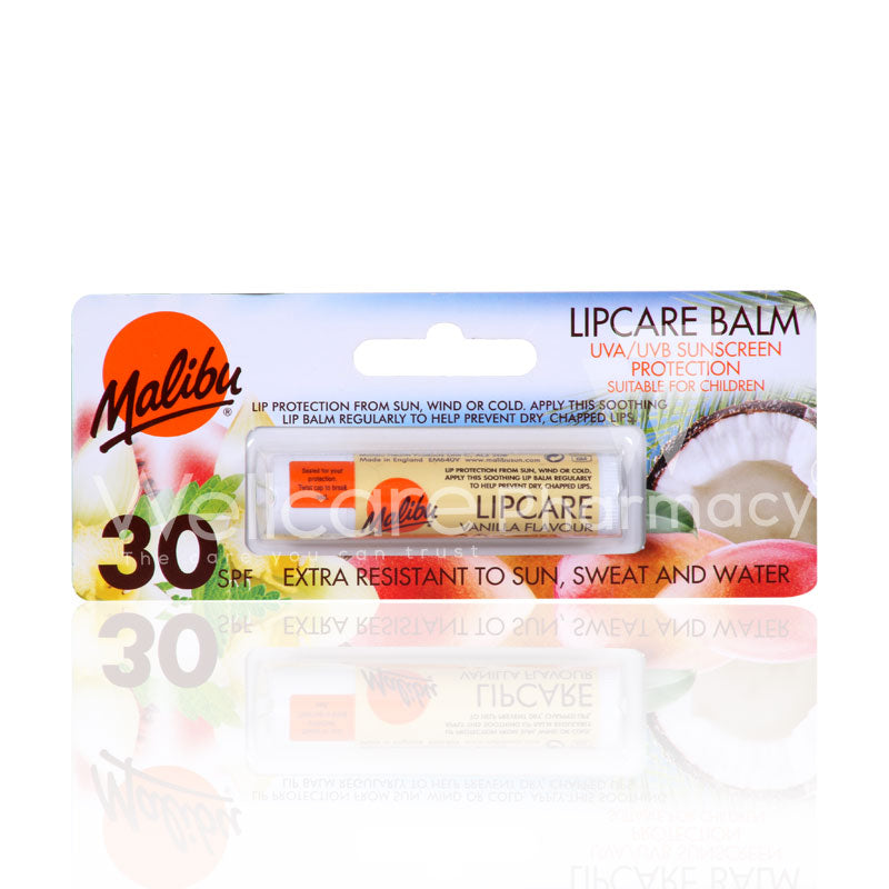 Malibu Spf30 Vanilla Lip Balm 4G