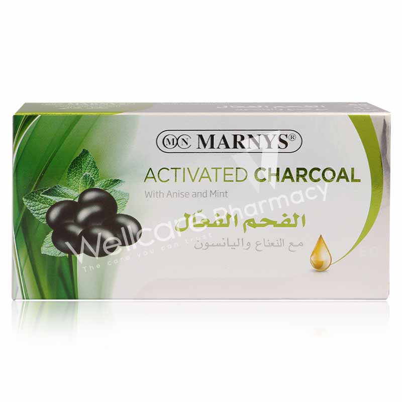 Marny's Activated Charcoal Capsules 60'S - Wellcare Pharmacy