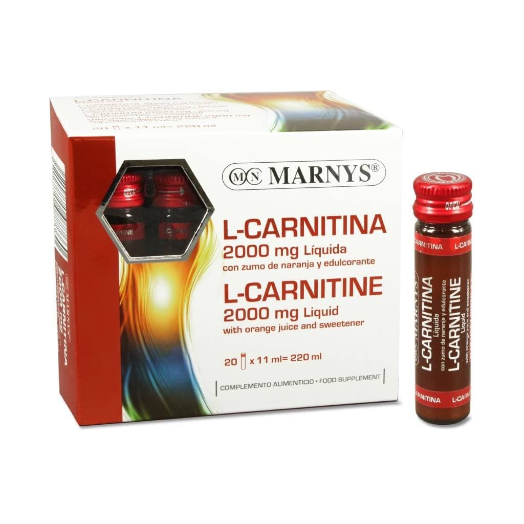 Marnys L-Carnitine 2000Mg Liquid 20Vials - Wellcare Pharmacy