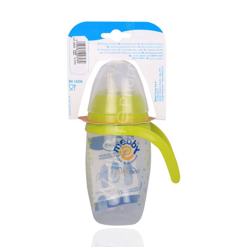 Mebby Anti Spill Cup 6Months Plus Green 280Ml