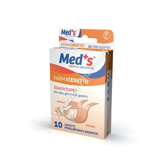 Med Plus Elasticized Fabric Strips 10'S