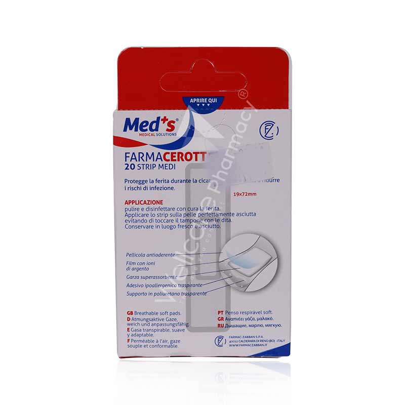 Med Plus Elasticized Non Woven Strips 20'S