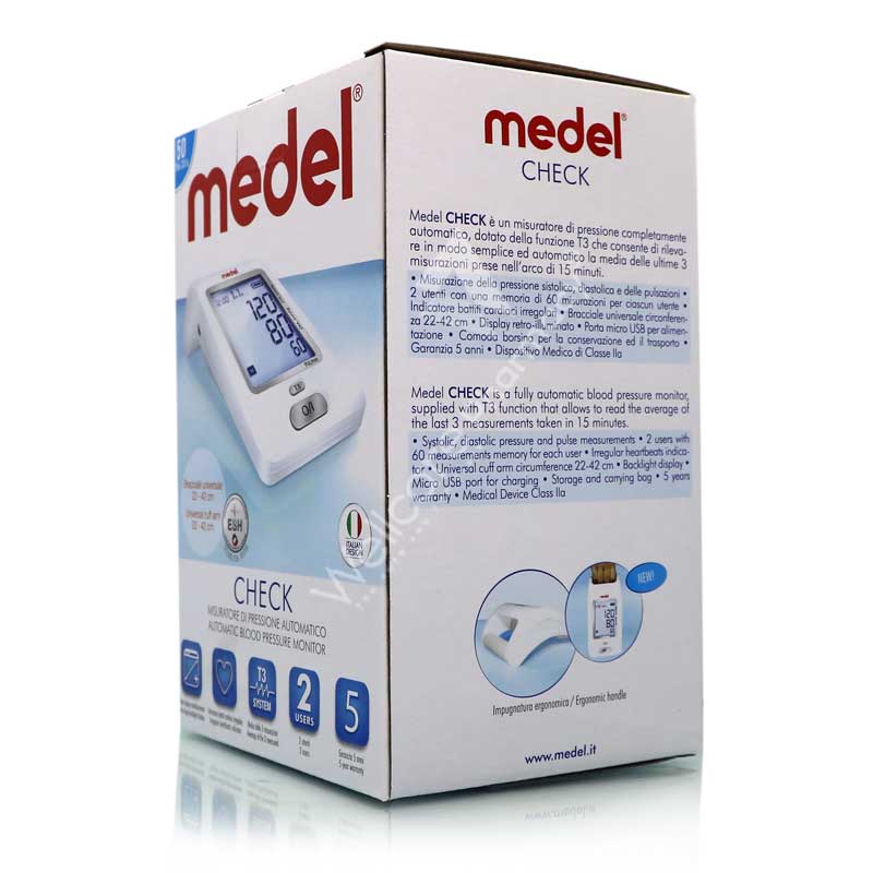 Medel Check Automatic Blood Pressure Monitor