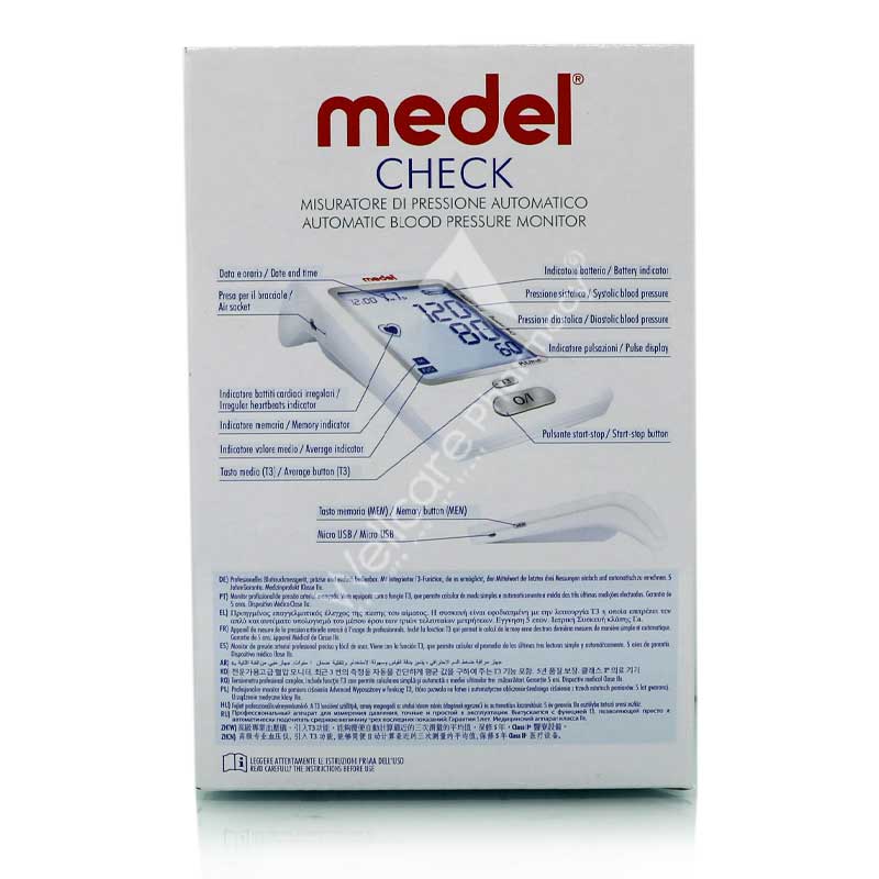 Medel Check Automatic Blood Pressure Monitor