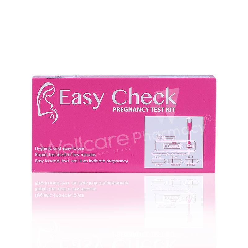 Medica Easy Check Cassette Pregnancy Test 1'S - Wellcare Pharmacy