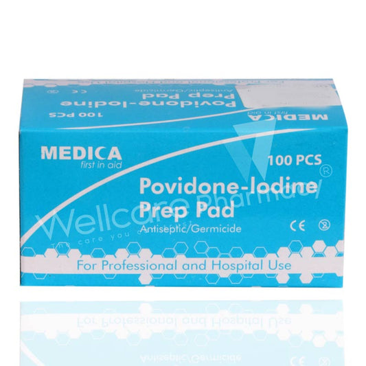 Medica Povidone Iodine Prep Pad100's