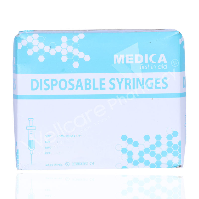 Medica/Hmd Disposable Syringe 5Ml 100'S