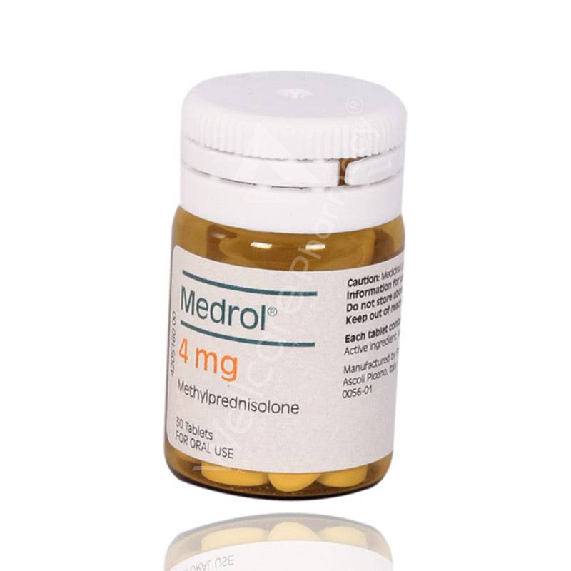 Medrol 4Mg Tablets 30'S - Wellcare Pharmacy