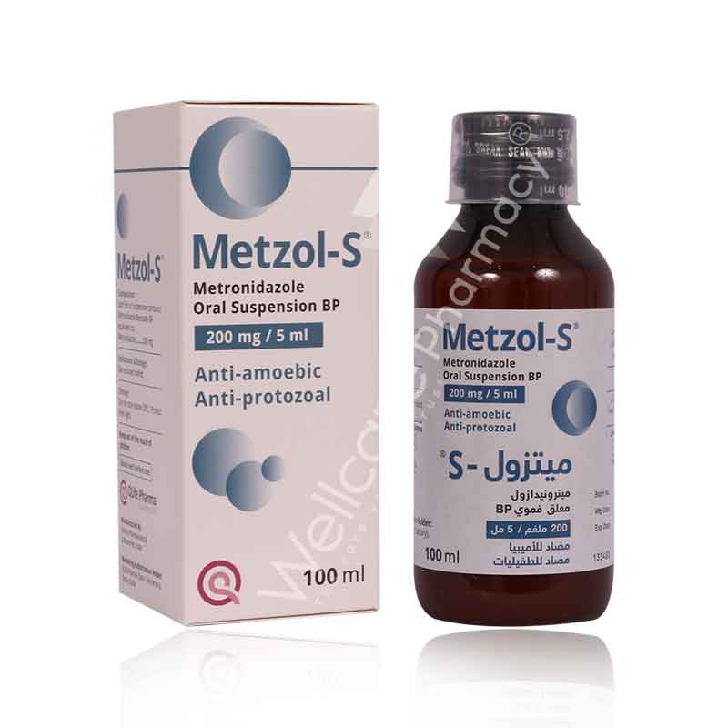 Metzol-S 200Mg/5Ml Suspension 100Ml