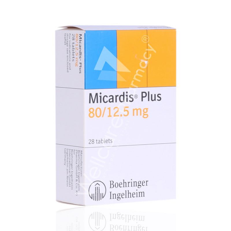 Micardis Plus 80/12.5Mg Tablets 28'S