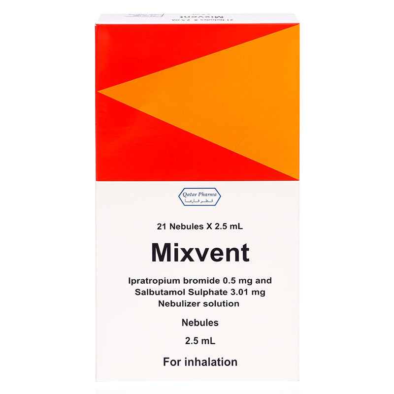 Mixvent Nebules 2.5Ml 21'S