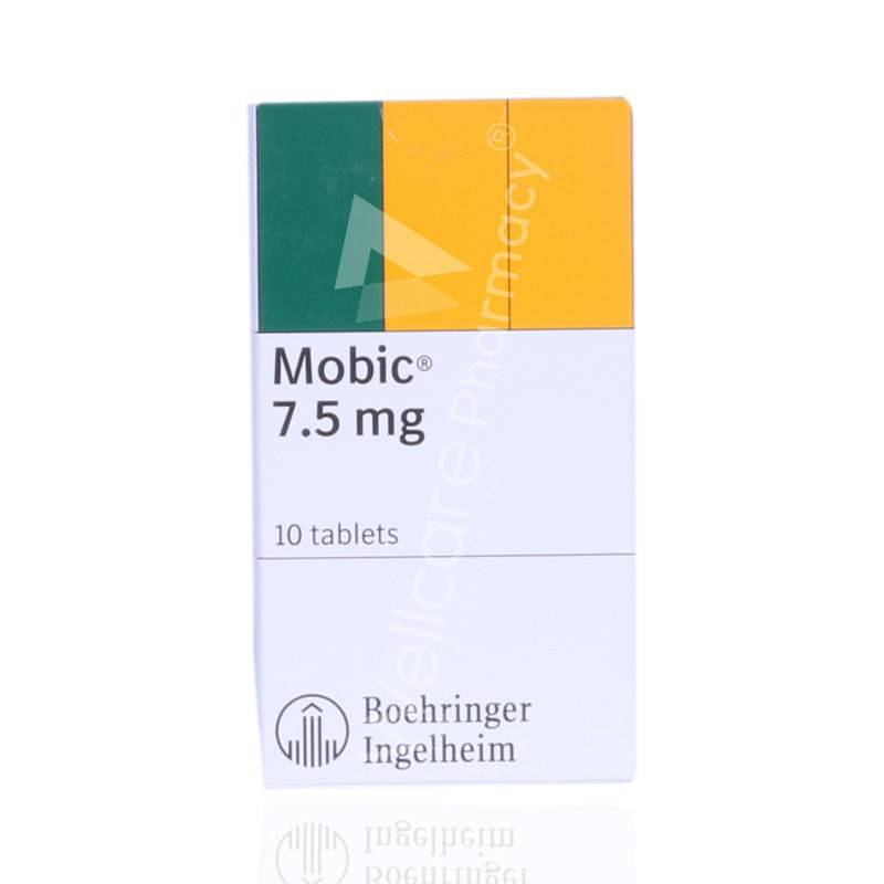 Mobic 7.5Mg Tablets 10'S - Wellcare Pharmacy