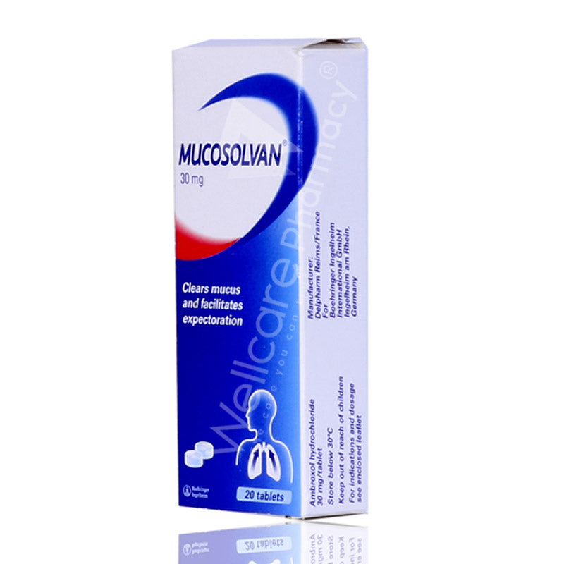 Mucosolvan 30Mg Tablets 20'S