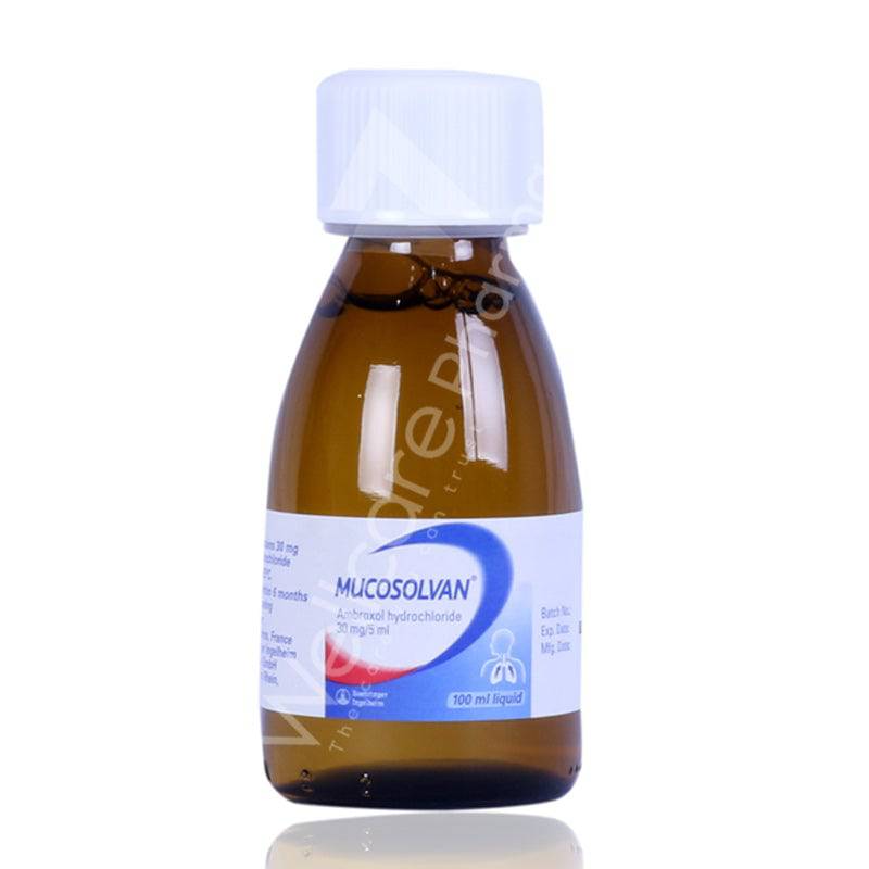 Mucosolvan 30Mg/5Ml Syrup 100Ml - Wellcare Pharmacy