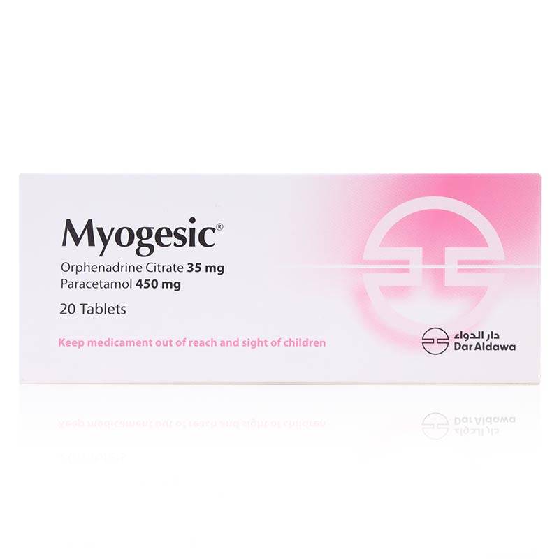 Myogesic Tablets 20'S - Wellcare Pharmacy