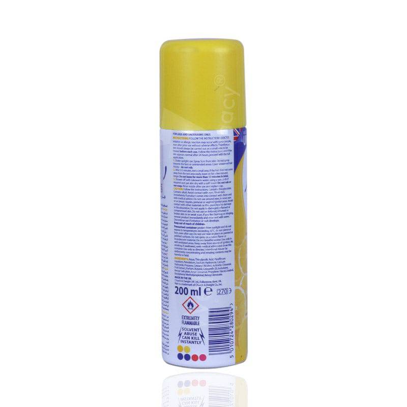 Nair Hair Remover Spray Lemon 200M - Wellcare Pharmacy