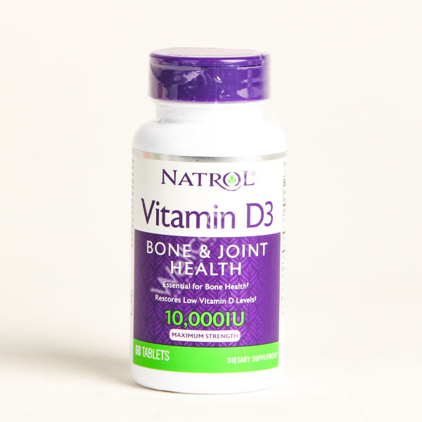 Natrol Vitamin D3 10,000Iu Tablets 60'S