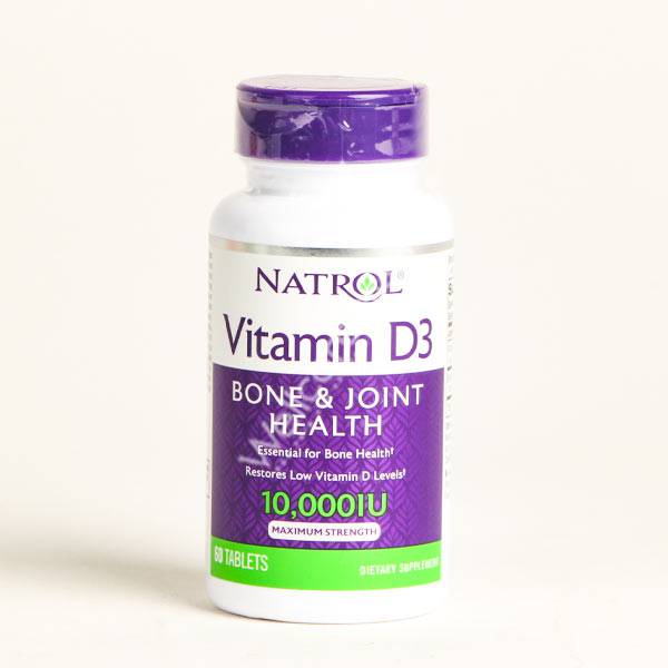 Natrol Vitamin D3 10,000Iu Tablets 60'S