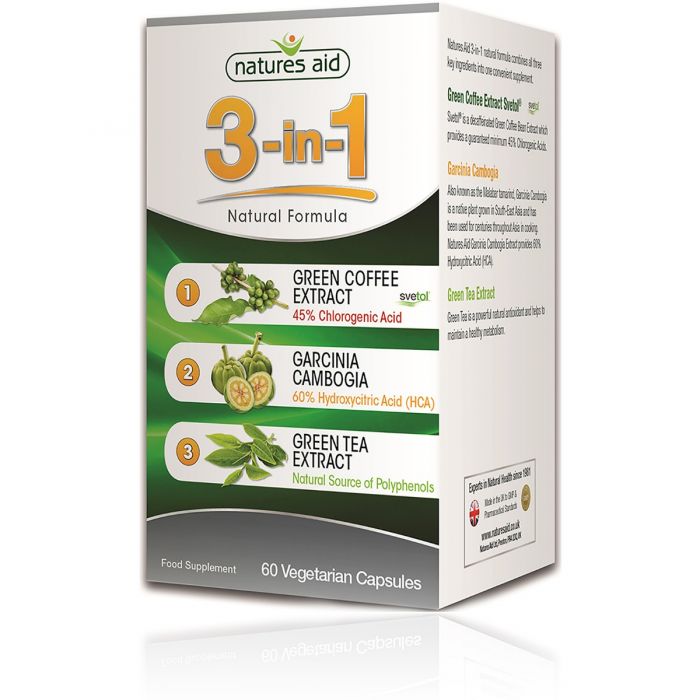 Natures Aid 3-In-1 Capsules 60'S