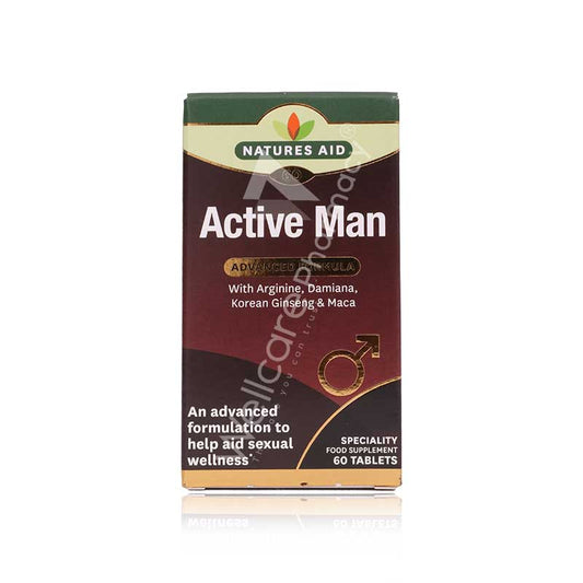 Natures Aid Active Man Tablets 60'S
