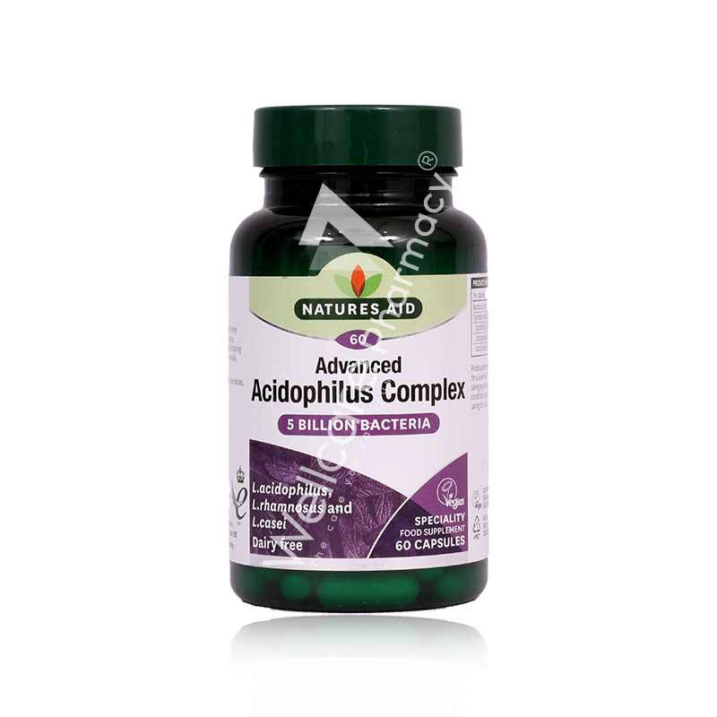 Natures Aid Advanced Acidophilus Complex Capsules 60'S