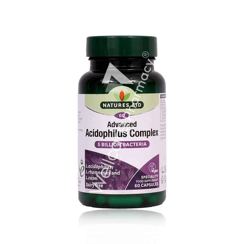 Natures Aid Advanced Acidophilus Complex Capsules 60'S