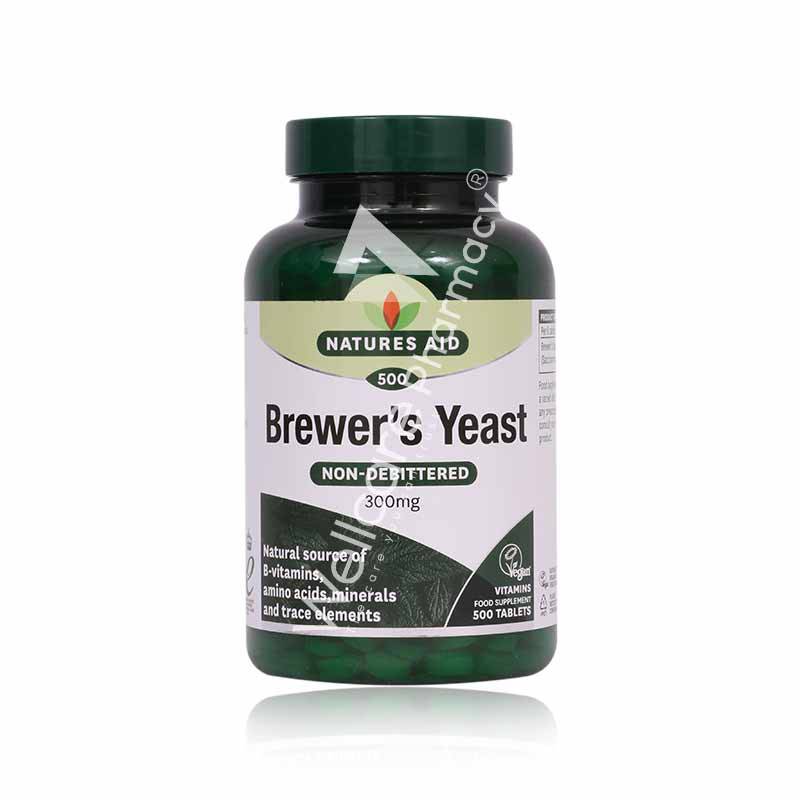 Natures Aid Brewer's Yeast 300Mg Tablets 500'S